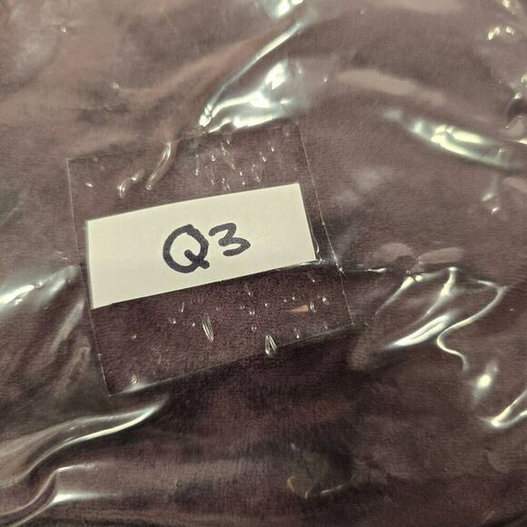 Pure Jill Velvet A-Line Shift Dress Women's Small Purple V-Neck Violet Pockets - Picture 7 of 7